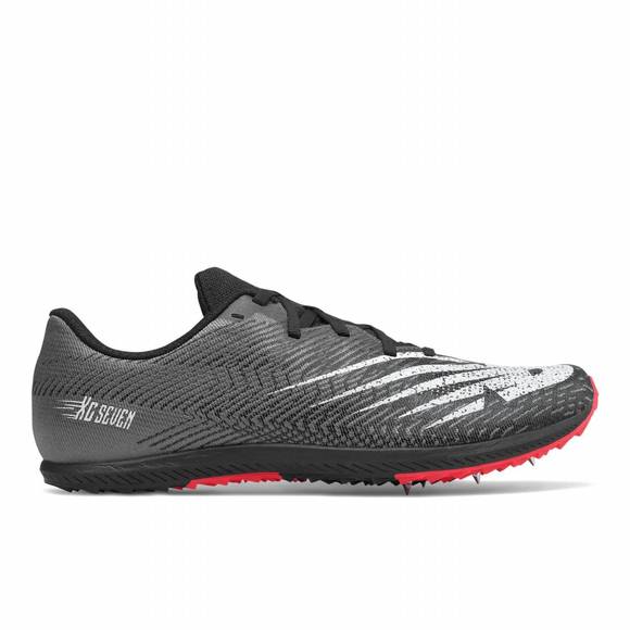 NEW NEW BALANCE unisex xc seven v2 shoes in grey/black/red - Picture 1 of 1